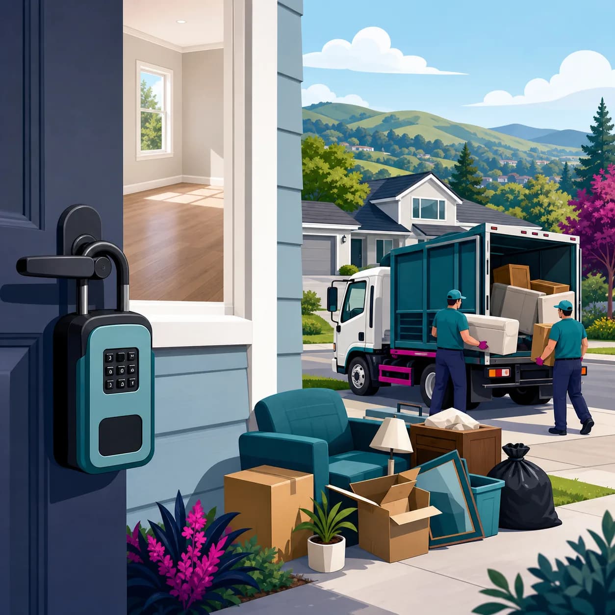 Cleanout service for realtors, REO properties, and landlords.